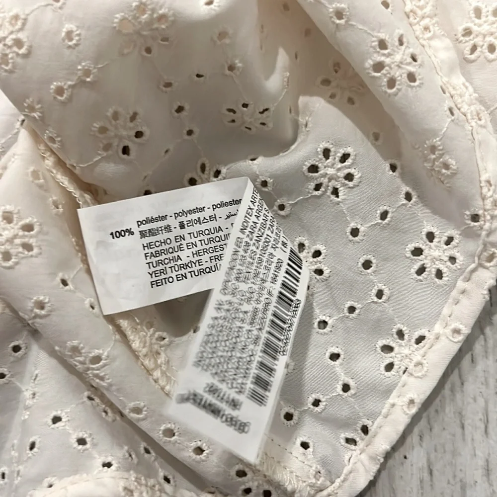 Zara Blouse With Swiss Embroidery